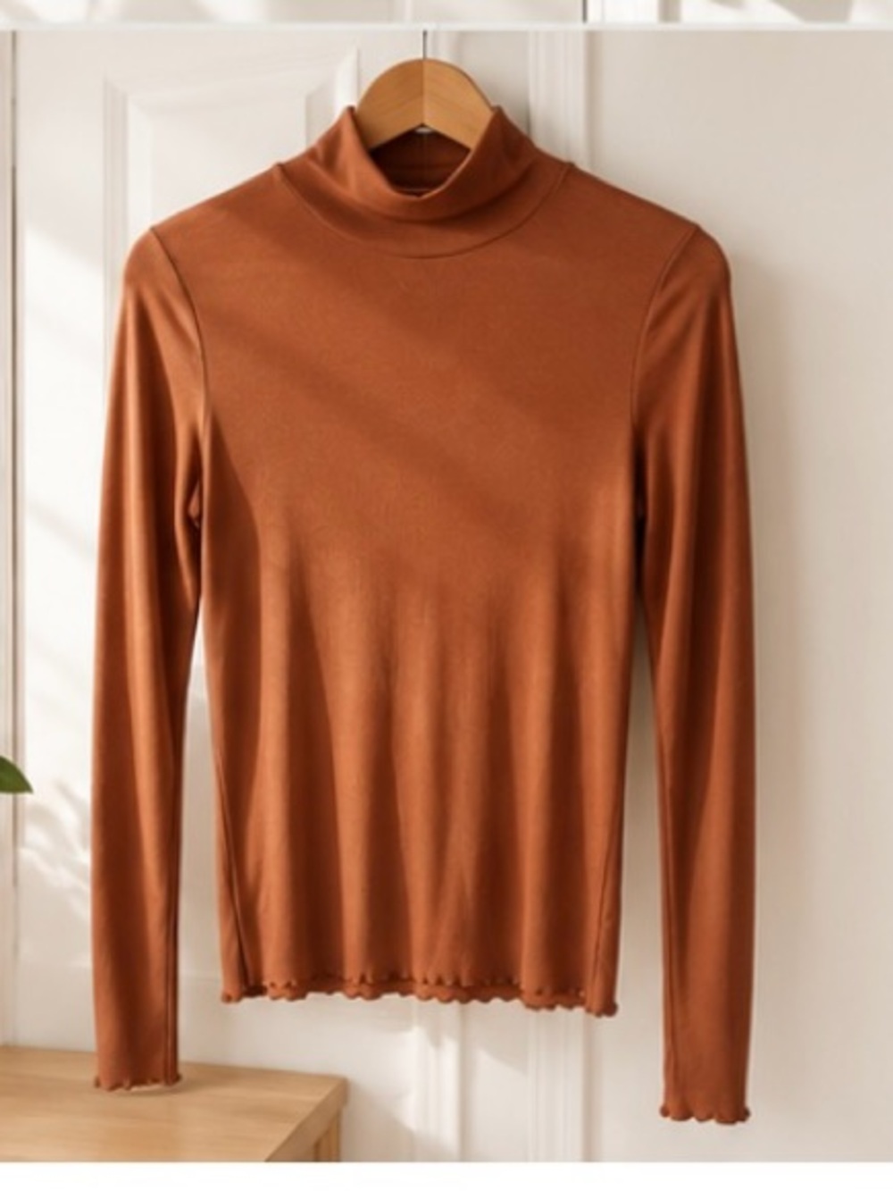 Free People Lightweight  Turtleneck Top